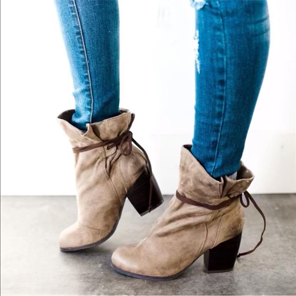 Taupe Booties